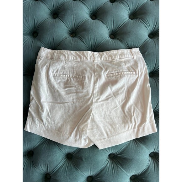 Black House White Market Shorts White Cotton Chino Sz 10 WHBM - Picture 6 of 6